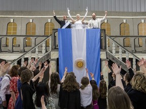 The Fireside Singers' production of Evita takes place at TCU Place May 15-16.