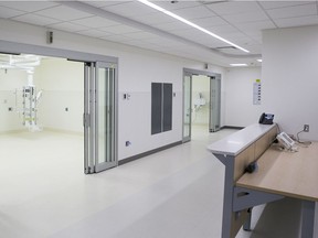 New treatment rooms at the Royal University Hospital Adult Emergency Department are designed to increase patient privacy and improve the flow of treatment in Saskatoon, SK on Friday, May 10 2019.
