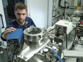 Arthur Situm at the Canadian Light Source synchrotron.