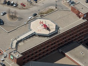 The SHA is seeking vendors to repair the roof of the Regina General Hospital due to "water infiltration." (Regina Leader-Post/Brandon Harder)