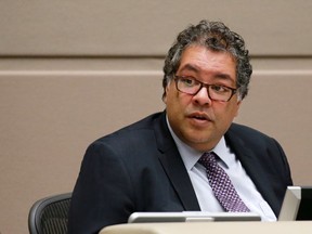 File image of Calgary Mayor Naheed Nenshi during a 2018 council session.