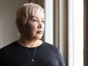 Lani Elliott is shown at her home in Regina, on Friday April 26, 2019. Elliott is a survivor and advocate for victims of domestic violence.
