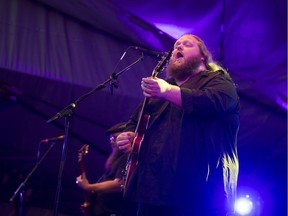 SASKATOON,SK--JUNE 24 0625-NEWS-JAZZ FEST-Matt Andersen of Matt Andersen and the Bona Fide perform at the Saskatchewan Jazz Festival at the Bessborough Gardens in Saskatoon, SK on Sunday, June 24, 2018.