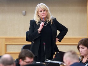 Coun. Bev Dubois was among the city councillors who voted against a property tax target of 3.94 per cent in 2020 and 4.17 per cent in 2021 at Monday's city council committee meeting.