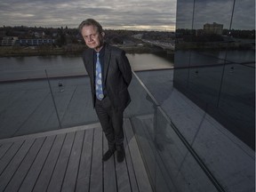 Gregory Burke, Remai Modern executive director and CEO stands for a photograph on the roof top patio at the Remai Modern in Saskatoon, SK on Tuesday, October 16, 2018.