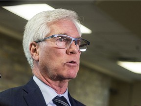 SASKATOON,SK--MARCH 29/2019-*0330 news Canola- Minister of International Trade Diversification Jim Carr speaks to media after meeting with agricultural industry leaders in Saskatoon,  SK on Friday, March 29, 2019.