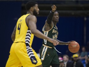 Rattlers' forward Tavrion Dawson, shown during a recent home game, netted 26 points on Thursday.