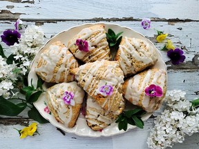 Rhubarb and White Chocolate Scones (for Renee Kohlman column) (Photo supplied by Renee Kohlman)