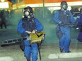Saskatoon police deployed tear gas during the Eighth Street riot on Oct. 23, 1993 following the Toronto Blue Jays' World Series victory over the Philadelphia Phillies (Greg Pender / Saskatoon StarPhoenix)