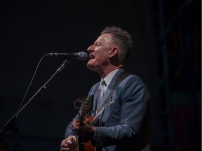 Lyle Lovett and His Large Band perform during the SaskTel Saskatchewan Jazz Festival at the Bessborough Gardens TD Mainstage in Saskatoon, June 23, 2019.