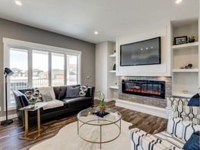 Edgewater Development's new show home at 526 Bolstad Turn in Aspen Ridge is designed for modern family living. The 2,160 square foot two-storey features an inviting open floor plan, embellished with thoughtful details.