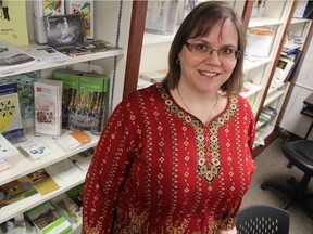 Lori Steward, community connections manager with the Global Gathering Place, photographed in the organization's Saskatoon headquarters on March 4, 2016.