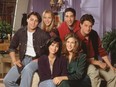 Clockwise from left — Matt Le Blanc as Joey, Lisa Kudrow as Pheobe, David Schwimmer as Ross, Matthew Perry as Chandler, Jennifer Aniston as Rachel and Courtney Cox Arquette as Monica, in Friends.