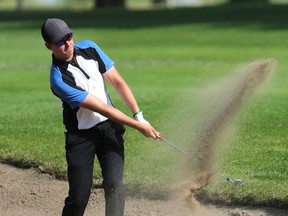 Jehremy Ryde, shown here in this file photo taken at the Saskatoon Golf and Country Club, heads into the final round of the 2018 Saskatchewan Amateur with a one-shot lead over the competition.