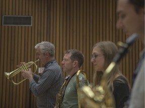 SASKATOON,SK--JUNE 25 2019-0625-NEWS-- Dean McNeill plays the Trumpet during the TD Jazz Intensive workshop held at the University if Saskatchewan Education Building in Saskatoon, SK on Tuesday, June 25, 2019.