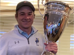Roman Timmerman won the 2019 Reliance Greggs Central Amateur golf championship at the Saskatoon Golf and Country Club. (SCOTT ALLAN/submitted photo)