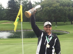 Prince Albert golfer Danny Klughart won the 2019 Saskatchewan Amateur and Saskatchewan Mid-Amateur men's golf champion Friday at the Saskatoon Golf and Country Club.