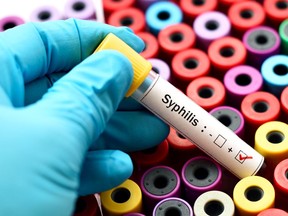 Syphilis rates have been climbing steadily in Saskatchewan for years.