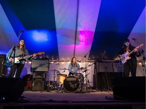 The Garrys perform at the Long Day's Night music festival in Swift Current on June 22, 2019.