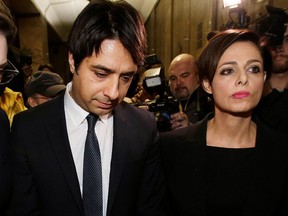 Jian Ghomeshi leaves College Park Court after being freed on bail on Wednesday November 26, 2014.