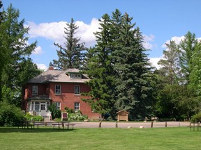 The superintendent's residence at the Saskatoon Forestry Farm and Zoo (Bernadette Vangool photo)