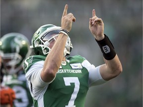 Saskatchewan Roughriders quarterback Cody Fajardo was named one of the CFL's Top Performers for Week 8.