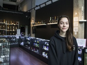 Cierra Sieben-Chuback is the owner of Living Skies Cannabis in Saskatoon, SK on Thursday, August 8, 2019.