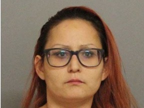 Saskatchewan RCMP say Nikita Sandra Cook, 31, of Onion Lake Cree Nation is charged with first degree murder and wanted on a Canada-wide warrant in connection with the death of Tiki Laverdiere, whose body was found outside North Battleford this spring. Saskatchewan RCMP photos submitted to the Saskatoon StarPhoenix