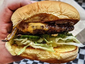 The classic Ace Burger is the star of the show at Saskatoon's new Ace Burger restaurant. (Photo courtesy Dan Clapson)