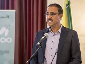 Minister of Natural Resources Amarjeet Sohi in Saskatoon, SK on Wednesday, August 14, 2019.