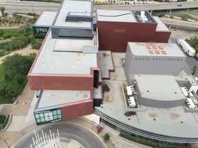 The Remai Modern Art Gallery of Saskatchewan is seen from above in Saskatoon on July 18, 2018. (Phil Tank/The StarPhoenix)