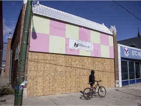 The site of Saskatoon's first safe consumption site, located on 20th St. in Saskatoon on Monday, August 19, 2019.