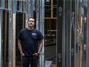 Jason Mercredi, the executive director of AIDS Saskatoon, stands for a photograph in the under construction building that will be the future home of a Safe Consumption Site in Saskatoon, SK on Tuesday, August 20, 2019. Mercredi says the future safe consumption siteÕs opening is scheduled for early 2020 to give emergency services time to prepare and for his organization to have its own budgetary preparations in order.