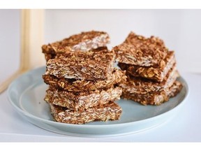 Alison Friesen's peanut-free granola bars. (Supplied)