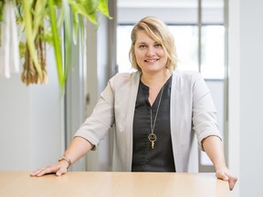 Rachel Loewen-Walker is the outgoing director of OUTSaskatoon, which has taken up residence in a new building in Saskatoon's Riversdale neighbourhood.