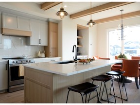 A bright open floor plan is both beautiful and function for a busy family in this show home by Lexis Homes at 315 Hamm Way. (Jennifer Jacoby-Smith/The StarPhoenix)