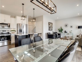 With an inviting open concept layout and nine-foot ceilings, the Camden show home is ideal for modern family living. Located at 310 Germain Manor in Brighton, the show home is of nine entries by North Ridge Development Corporation in the 2019 Parade of Homes. The show home features one of North Ridge's new floor plans and trim packages for 2019. Photo: Scott Prokop Photography