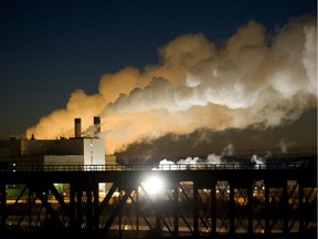 Saskatoon's natural gas powered Queen Elizabeth Power Plant produces electricity in this 2009 photo.