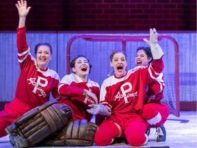 GLORY, the play about the early women's professional hockey team the Preston Rivulettes, runs at Persephone Theatre in Saskatoon from Sept. 25 to Oct. 12, 2019.