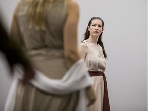 SASKATOON,SK--SEPTEMBER 06/2019-0912 you penelopiad- Caitlin Vancoughnett, performer, during a rehearsal for the Ferre Play Theatre production of the play The Penelopiad at their rehearsal space in Saskatoon, SK on Friday, September 6, 2019.