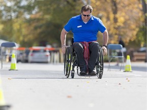 Spinal Cord Injury Saskatchewan hosted a wheelchair relay fundraiser in Saskatoon Saturday.