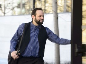 Joshua Boyle arrives at court in Ottawa on Tuesday, April 19, 2019.