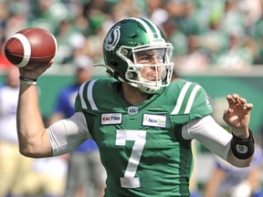 Cody Fajardo said there has been some talks regarding a contract extension with the Riders, but remains focused on football for the time being.