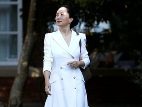 Huawei Technologies Chief Financial Officer Meng Wanzhou leaves her home to appear in British Columbia supreme court for a hearing, in Vancouver, British Columbia, Canada September 30, 2019.