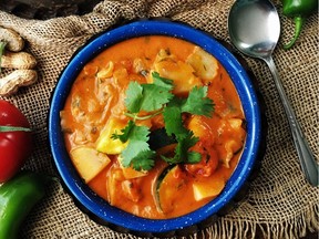 Vegetable stew in a spicy peanut sauce has been part of Renee Kohlman's kitchen for 25 years. (photo by Renee Kohlman)