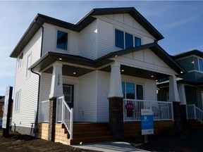 This two-storey show home in Brighton showcases the popular Benchmark floor plan by Touchstone. (Jennifer Jacoby-Smith/The StarPhoenix)