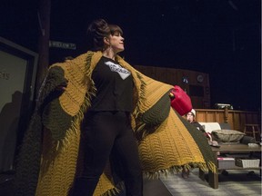 Kristen Harder performing as Evelyn rehearses a scene from I Lost My Husband! a Persephone Theatre Deep End production in Saskatoon, SK on Tuesday, October 15, 2019.