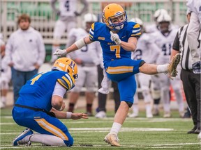 Saskatoon Hilltops kicker Rylan Kleiter is the PFC's most outstanding special teams player in 2019 and PFC all-star kicker.