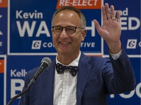 Brad Redekopp, Conservative candidate for Saskatoon West, speaks during a gathering on election night at at the Hilton Garden Inn in Saskatoon, SK on Monday, October 21, 2019.