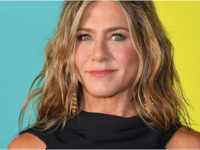 US actress Jennifer Aniston arrives for Apples "The Morning Show" global premiere at Lincoln Center- David Geffen Hall on October 28, 2019 in New York.